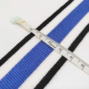 4cm间色条丝带带工厂q 纹光棉针织带定制 织织服装辅料diy手工定